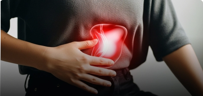 En caso de una hernia hiatal